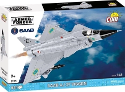 Stavebnice saabu ja 37 viggen – 881 dílků (měřítko 1:48)