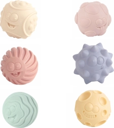 Sada texturovaných míčků 3 ks 6 cm