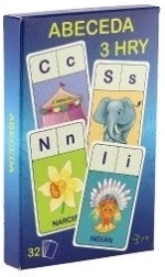 Karetní hra ABECEDA – 3 hry pro děti od 3 let