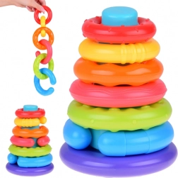 Senzorická stohovací pyramida pro děti