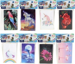 Diamantové malování – kreativní sada s doplňky, mix motivů