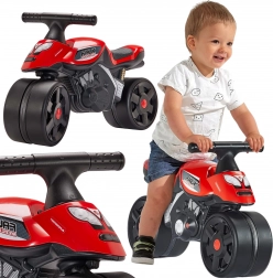 odrážedlo motorka FALK Racing červené se širokými koly