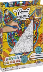 Grafix malování podle čísel – tygr, plátno na rámu 30 × 40 cm