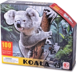Obrysové puzzle koala 100 dílků