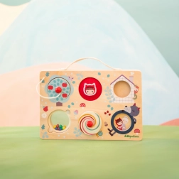 Lilliputiens dřevěný panel Aktivity Červená Karkulka a vlk Ludvík