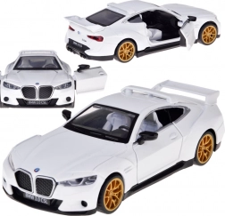 Kovový model auta BMW 3.0 CSL 1:34 se světlem a zvukem, otevírací dveře