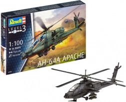 Plastikový model vrtulníku REVELL AH-64A Apache 1:100