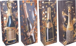 Dárková taška na láhev M 35 × 12 × 9 cm Celorok - 1 kus