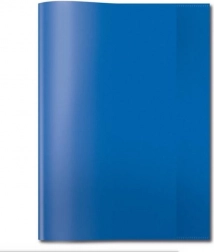 Modrý průhledný obal na sešit A5