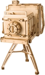 RoboTime 3D dřevěná skládačka historický fotoaparát