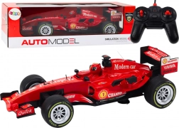 RC závodní auto 1:12 červené se světly a zvuky