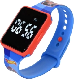 Digitální dětské hodinky LEXIBOOK HOT WHEELS s budíkem