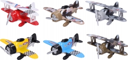 Kovové letadlo s natahovacím pohonem 12 × 15,5 cm