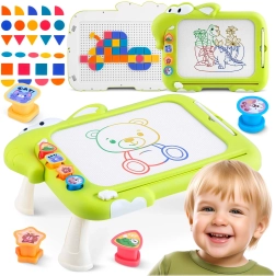 Ricokids magnetická kreslicí tabulka se stolkem a mozaikou rk-823 - 1 kus