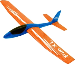 Pěnový házecí kluzák Pilo XL – Oranžovo-modrý