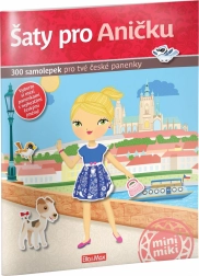 Šaty pro Aničku - Kniha samolepek