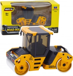 Kovový silniční válec HUINA 1:50 žlutý
