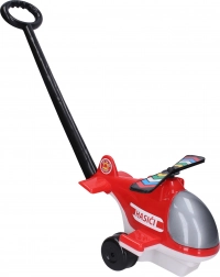 Hasičská helikoptéra s mechanickým zvukem