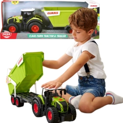 Interaktivní traktor Claas s přívěsem Dickie se světlem a zvukem