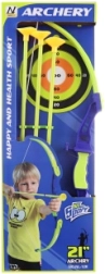 Dětský plastový luk s terčem a šípy s přísavkou
