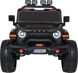 Elektrické autíčko extreme sport 4x4, černé, variabilní délka