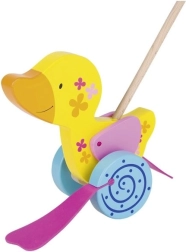 Dřevěná kačenka na tyči Goki