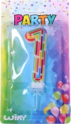 Párty svíčka číslo 1 čárky