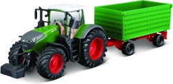 traktor s přívěsem fendt 1050 bburago farm 10 cm