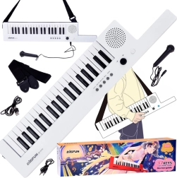 Dětské elektronické klávesy 37 kláves s popruhem a mikrofonem BIGFUN