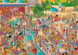 Puzzle JUMBO Jan van Haasteren Efteling Fata Morgana 1000 dílků