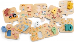 Puzzle Učíme se číslice Farma