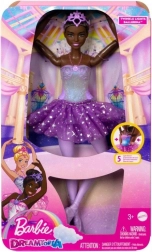 barbie dreamtopia baletka s kouzelnými světýlky – brunetka