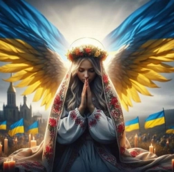 Diamantové Malování Ukrajinský Anděl 30x40cm