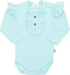 Dětské body New Baby Stripes ledově modré