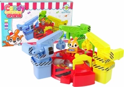 Otočný chyták na sladkosti s hudbou – dětská stolní hra