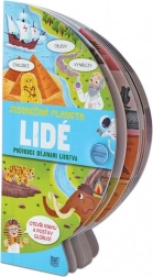 Jedinečná PEXI Knížka Rozkládací Globus - Lidé pro Děti