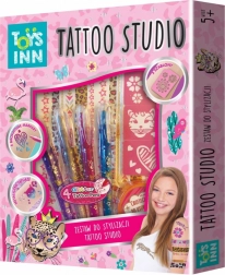 Sada na dočasné tetování Pantera – třpytivé markery a šablony