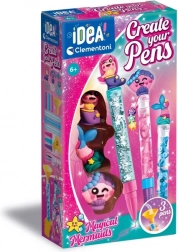 Kreativní sada na výrobu per Mořské víly – CLEMENTONI IDEA