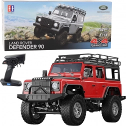rc terénní auto LAND ROVER DEFENDER 90 1:14 červené