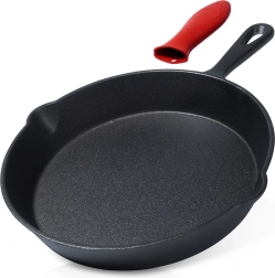 Litinová pánev s silikonovým návlekem 25 cm