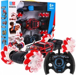 Kaskadérské RC auto 1:16 s ovládáním gesty a dálkovým ovladačem, světla a zvuky