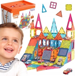 Woopie magnetické stavebnice 7,5 cm – parkoviště 112 dílů