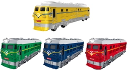 Vlak s efekty a setrvačníkem