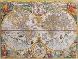 Ravensburger puzzle historická mapa 1500 dílků