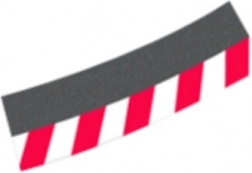 Vnější krajnice pro klopenou zatáčku 4/15° pro autodráhy CARRERA EVOLUTION, DIGITAL 132 a DIGITAL 124