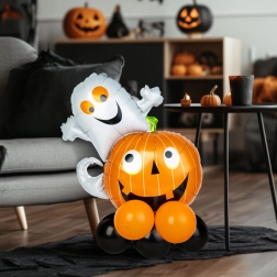 Halloweenská balónková dekorace dýně