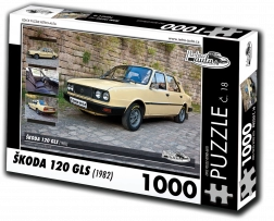 Puzzle RETRO-AUTA Škoda 120 GLS 1000 dílků