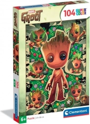 Puzzle Clementoni Super Color 104 dílků – MARVEL Groot