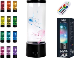 LED lampička s medúzami měnící barvy