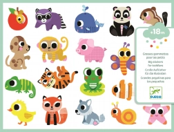 Samolepky pro nejmenší - Hravá zvířecí mláďátka